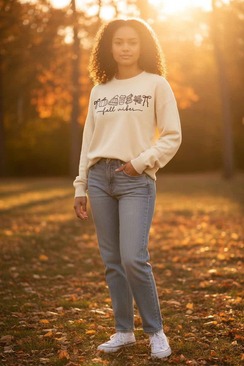 Tan Crewneck Sweater